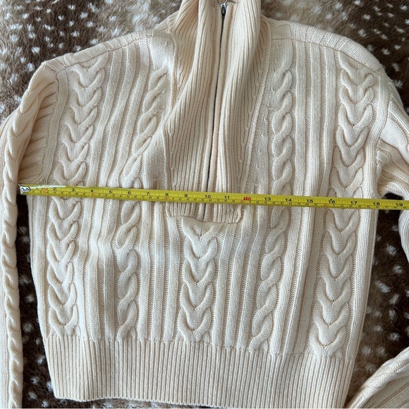 PAIGE Cable Knit Half Zip Sweater - Picture 3 of 6